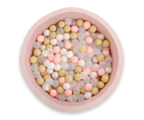 Plastic balls for the dry pool 50pcs - beige - Image 5