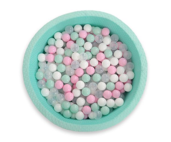 Plastic balls for the dry pool 50pcs - white - Image 2
