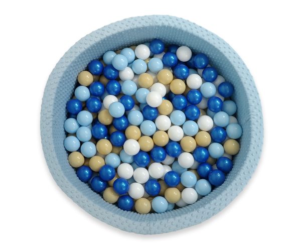 Plastic balls for the dry pool 50pcs - pearl blue - Image 2