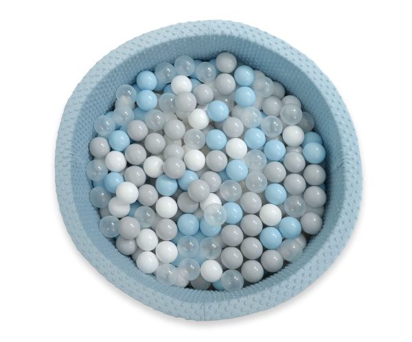 Plastic balls for the dry pool 50pcs - white - Image 3