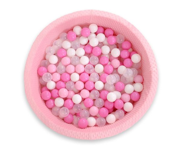 Plastic balls for the dry pool 50pcs - pink - Image 2