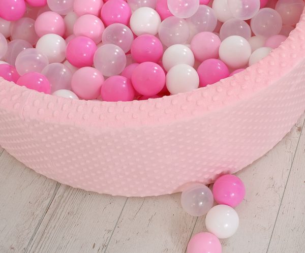 Plastic balls for the dry pool 50pcs - pink - Image 3