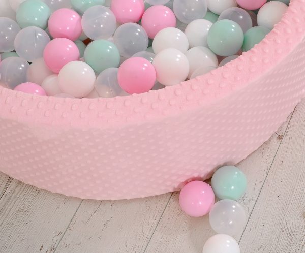 Ball-pit minky H-30 cm with balls 300pcs - pink - Image 10