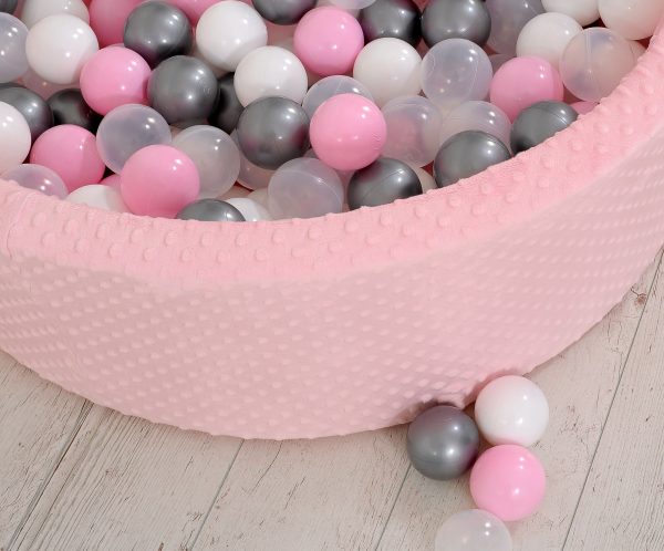 Ball-pit minky H-30 cm with balls 300pcs - pink - Image 11