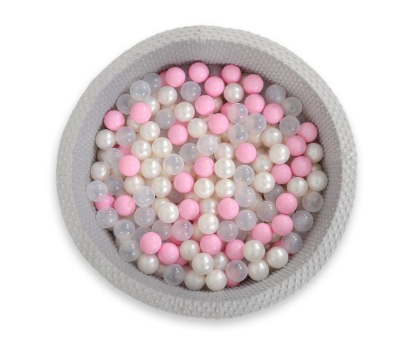 Ball-pit minky H-30 cm with balls 300pcs - grey - Image 7