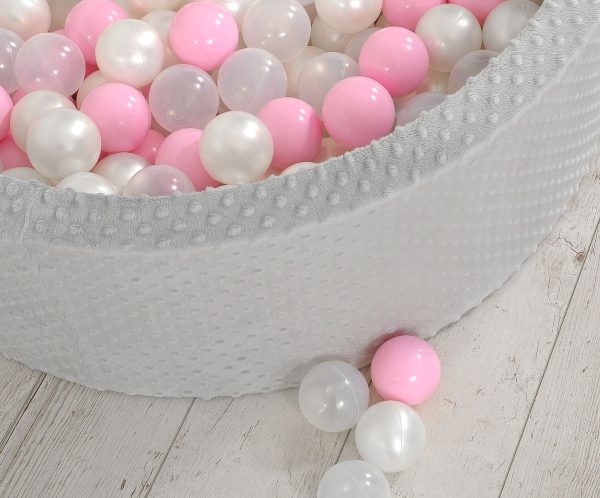 Ball-pit minky H-30 cm with balls 300pcs - grey - Image 8