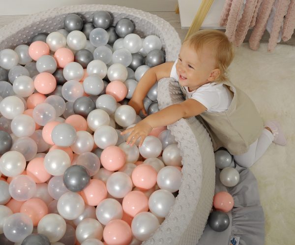 Ball-pit minky H-40 cm with balls 200pcs- mint - Image 3