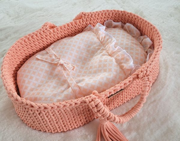 Baby doll swaddling blanket - rosette peach - Image 2