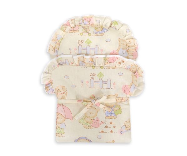 Baby doll swaddling blanket - teddy bear family
