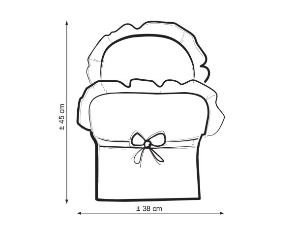 Baby doll swaddling blanket - teddy bear family - Image 5
