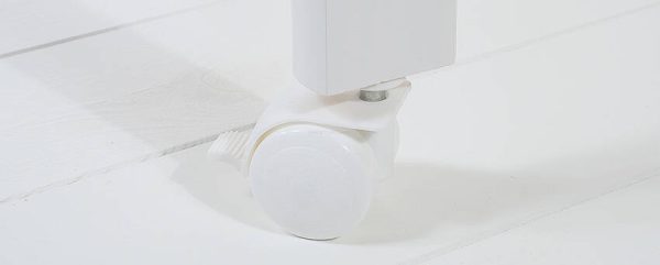 Baby cot castors - set white 4 pcs - Image 2