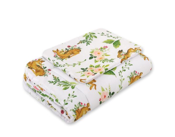 Bedding set 2-pcs 75x100cm NEWBORN - in the forest