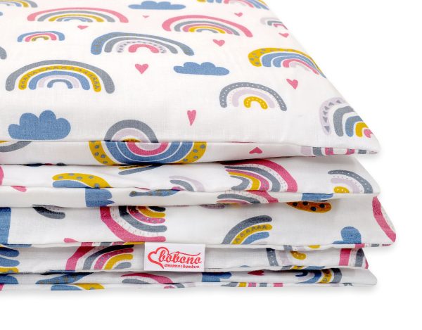 Baby cotton bedding set 2-pcs 120x90 cm- rainbow - Image 2