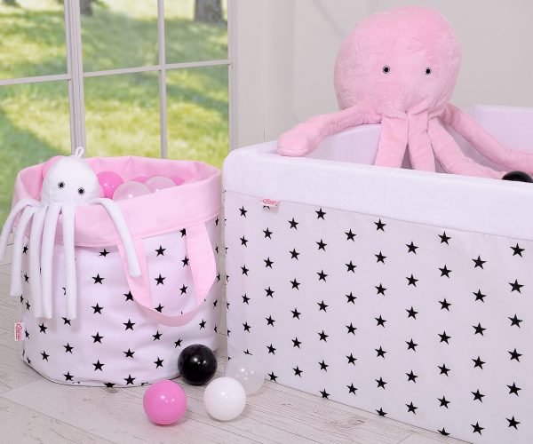 Cuddly octopus with rattle - white - smooth minky - Image 2
