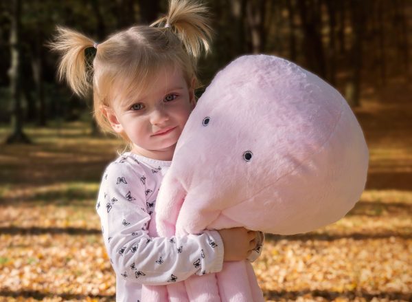 Cuddly octopus big - pink - smooth minky - Image 5