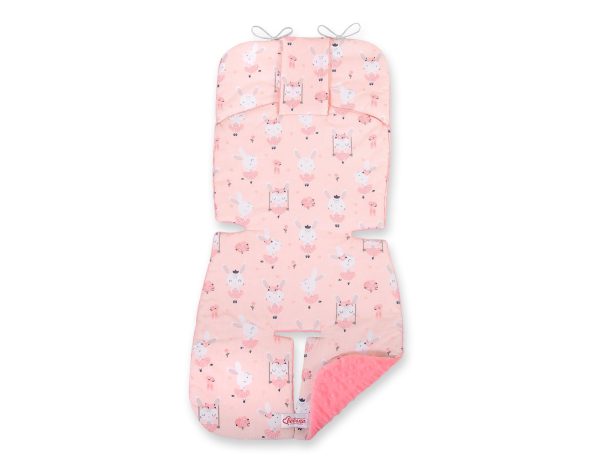 Double-sided cart insert BOBONO - ballerinas pink/powder pink