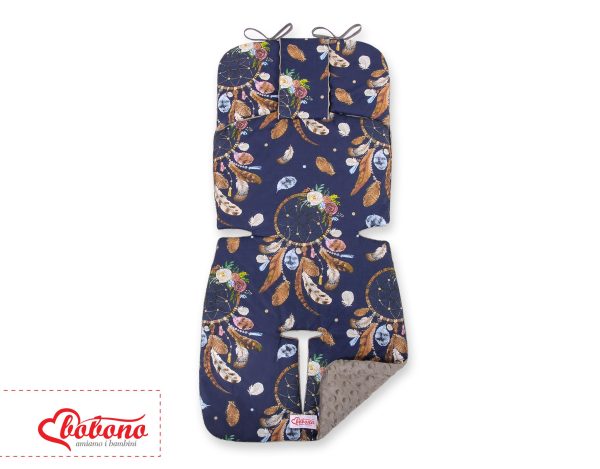 Double-sided cart insert BOBONO - dream catchers dark blue/gray brown - Image 2