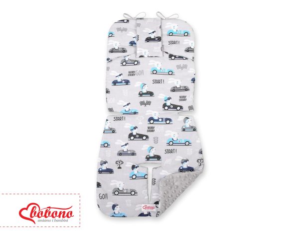 Double-sided cart insert BOBONO - gray rabbits/gray - Image 2