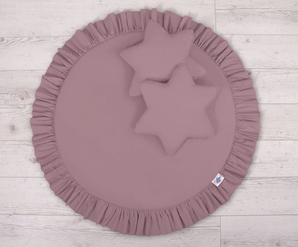 Set: Hanging canopy + Floor play mat + pillows - pastel violet - Image 2