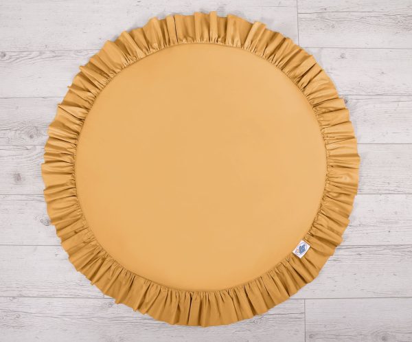 Set: Hanging canopy + Floor play mat + pillows - honey yellow - Image 2