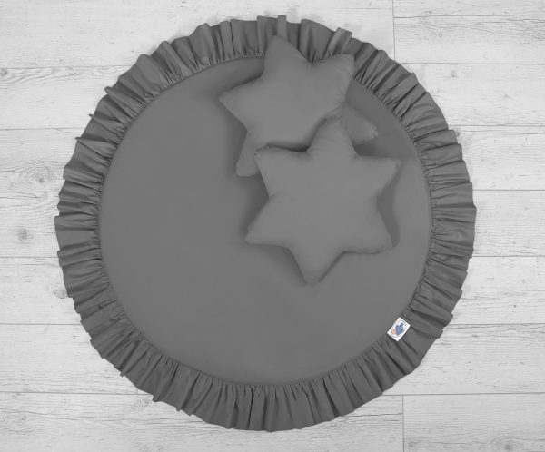 Set: Hanging canopy + Floor play mat + pillows - anthracite - Image 2