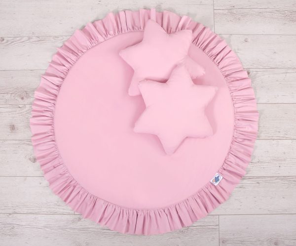 Set: Hanging canopy + Floor play mat + pillows - pink - Image 2