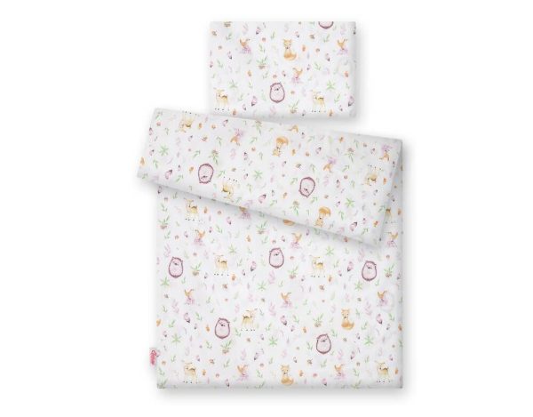 Baby cotton bedding set 2-pcs 120x90 cm- forest softness - Image 2