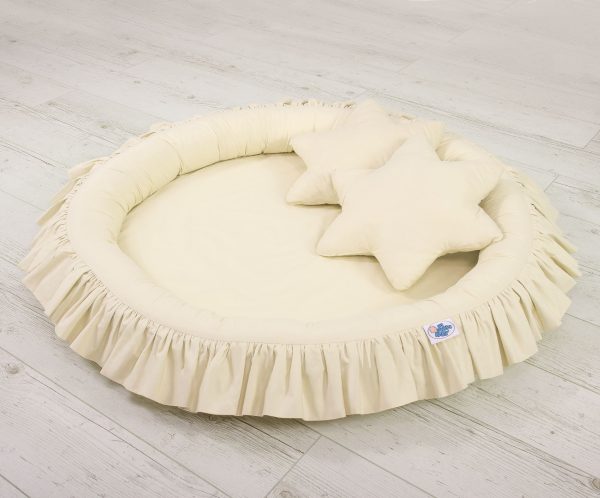 2pcs pillow set - cream - Image 2