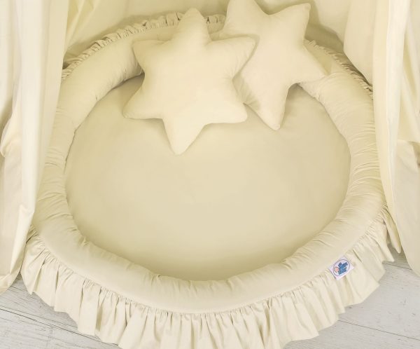 Set: Hanging canopy + Nest with flounce- cream - Image 3