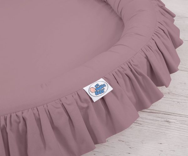 Set: Hanging canopy + Nest with flounce- pastel violet - Image 3