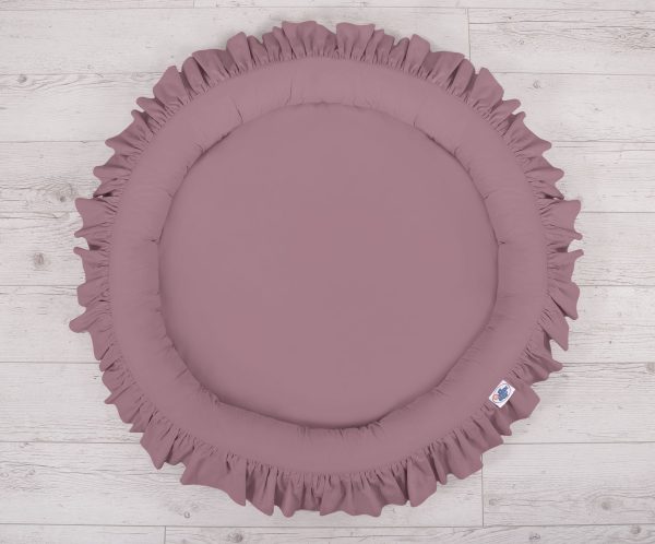 Set: Hanging canopy + Nest with flounce- pastel violet - Image 4