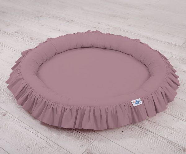 Set: Hanging canopy + Nest with flounce- pastel violet - Image 5
