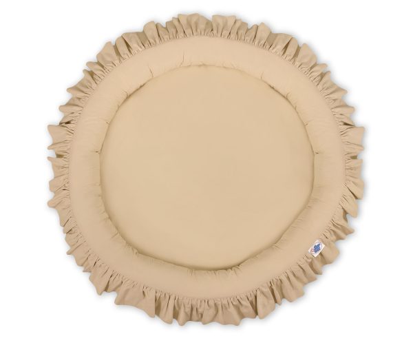 Nest with flounce - beige