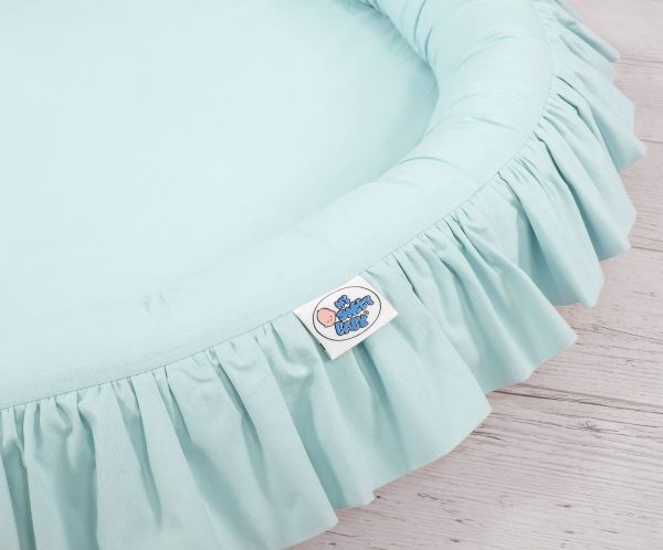 Set: Hanging canopy + Nest with flounce- mint - Image 3