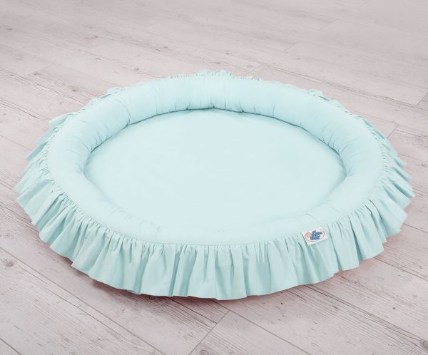 Set: Hanging canopy + Nest with flounce- mint - Image 5
