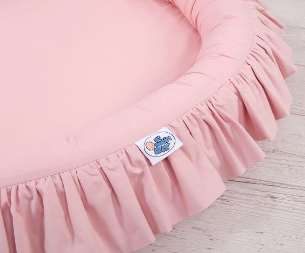 Set: Hanging canopy + Nest with flounce- pastel pink - Image 3