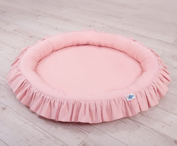 Set: Hanging canopy + Nest with flounce- pastel pink - Image 5