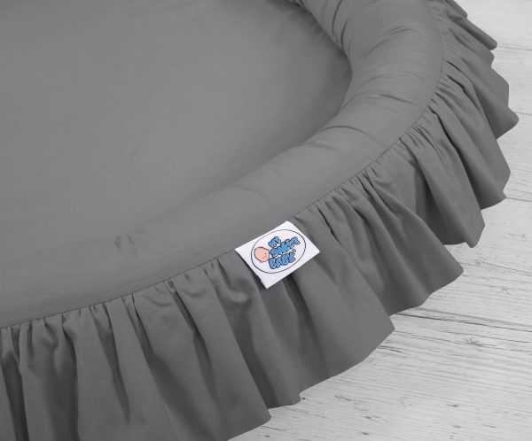 Set: Hanging canopy + Nest with flounce- anthracite - Image 3
