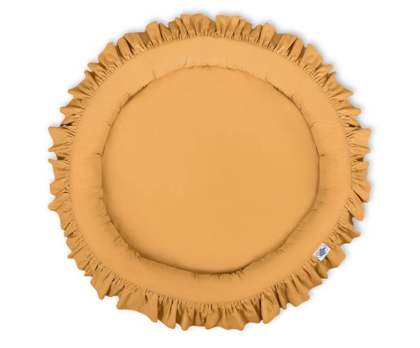 Nest with flounce - honey yellow