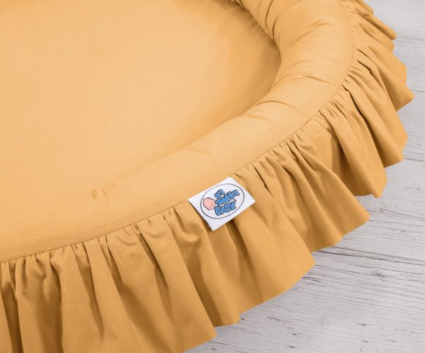 Nest with flounce - honey yellow - Image 2