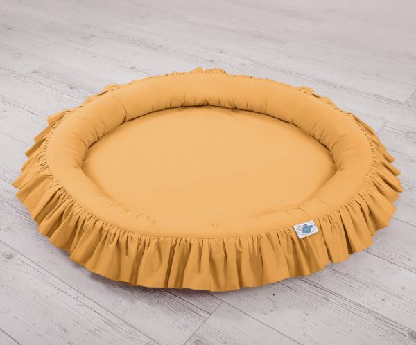 Nest with flounce - honey yellow - Image 6