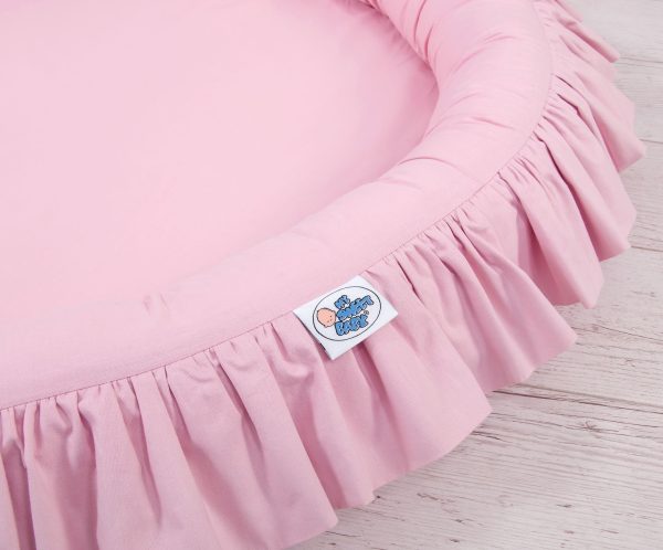 Set: Hanging canopy + Nest with flounce- pink - Image 3