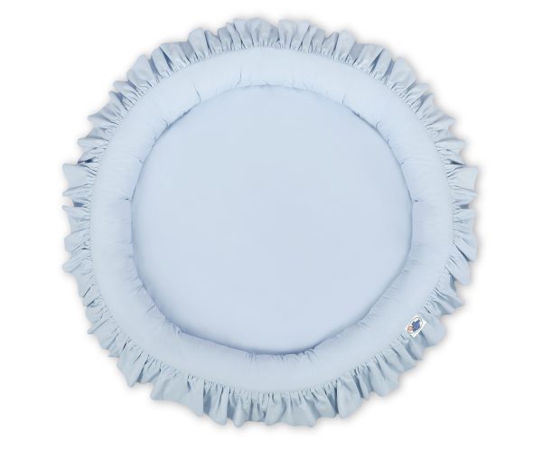 Nest with flounce - blue