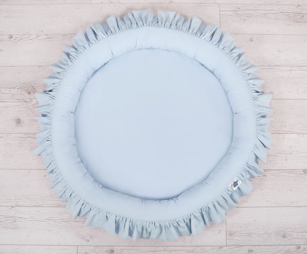 Set: Hanging canopy + Nest with flounce- blue - Image 4