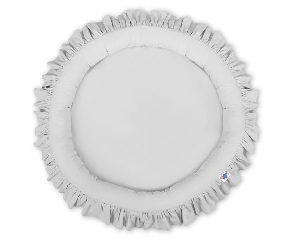 Nest with flounce - gray
