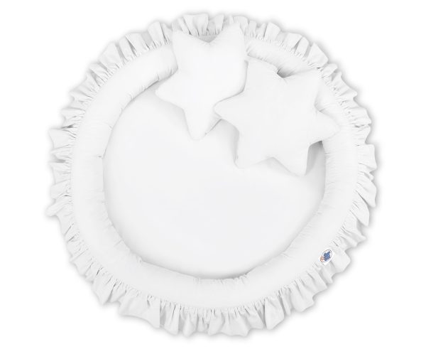 Nest with flounce - white - Image 7