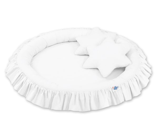 Nest with flounce - white - Image 8