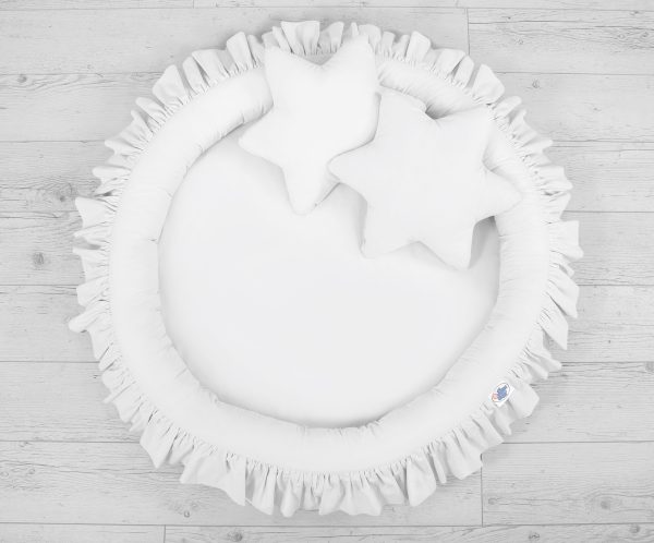 Nest with flounce - white - Image 9