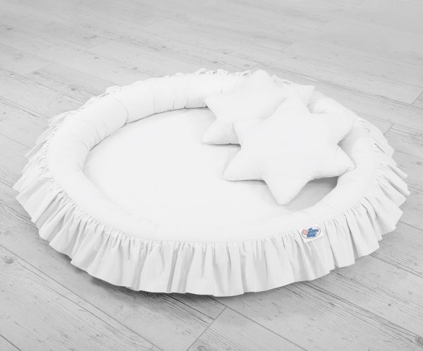 Nest with flounce - white - Image 10