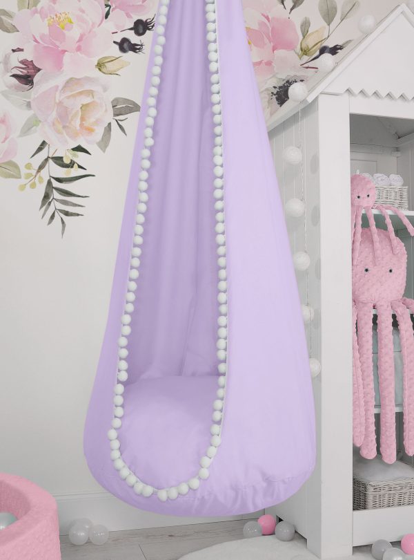 Hanging swing hammock cocoon - lila - Image 4
